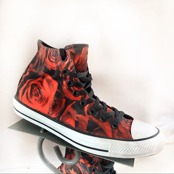 red rose converse